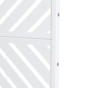 Scheidingswand Kekan wit 200x100x50 cm casa.pro