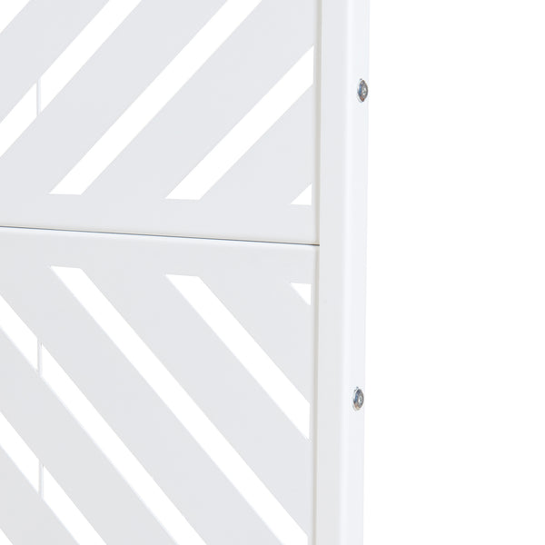 Scheidingswand Kekan wit 200x100x50 cm casa.pro