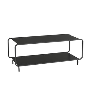 Salontafel Færder 115x50x45 cm zwart [en.c