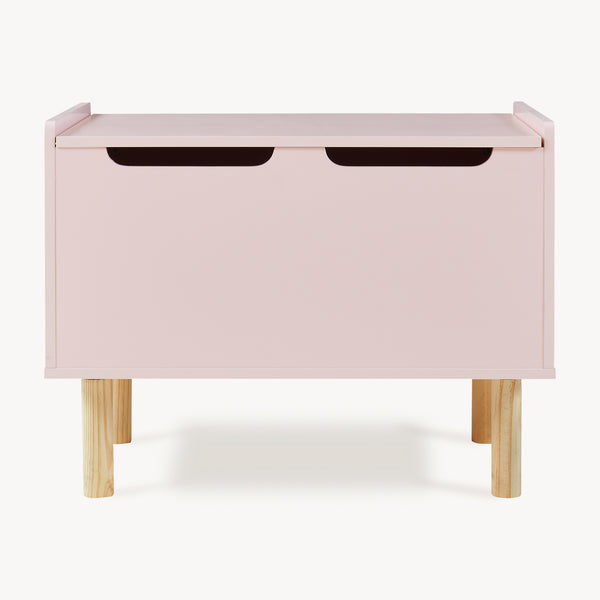 Speelgoedkist Virer 60x40x45 cm Roze [en.casa]