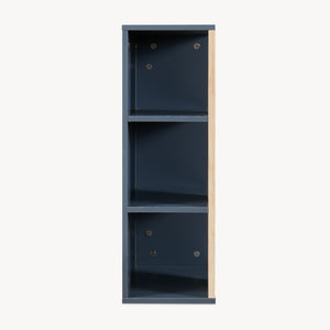 Hangkast Svanes 60x30x20 cm Donkergrijs/Natuur [en.casa]