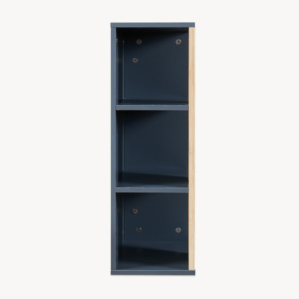 Hangkast Svanes 60x30x20 cm Donkergrijs/Natuur [en.casa]