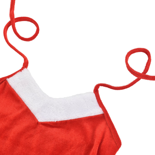 Kerstkostuum voor vrouwen verkleedkleiding