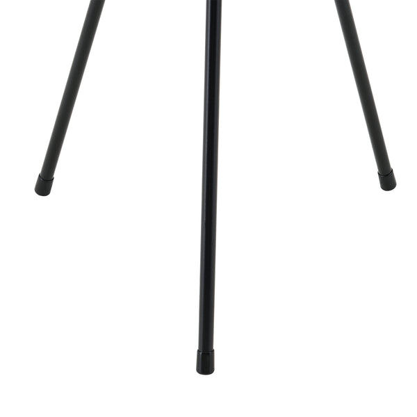 Bloempot op standaard Mechelen set van 2 zwart en goud