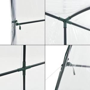 [en.casa] Tuinkas Juta kweekkas 100x200x215 cm transparant