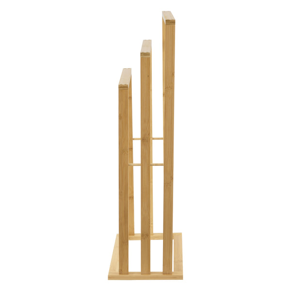 [en.casa] Bamboe handdoekrek Rana 40x24x82 cm vrijstaand