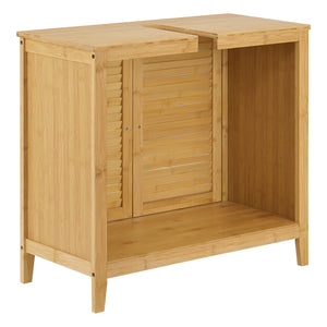 [en.casa] Wastafelonderkast Värmdö 60x67x30 cm bamboe