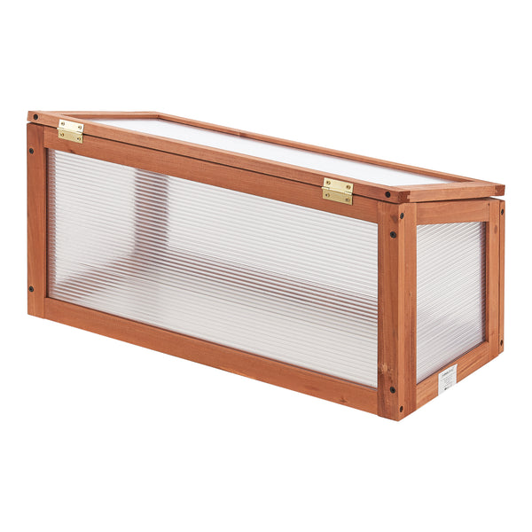 [casa.pro] Tuinkas Laarbeek kweekkas broeikas 60x30x23-30 cm