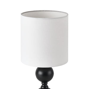 [lux.pro] Tafellamp Wrexham bureaulamp 40 cm E14 zwart en wit