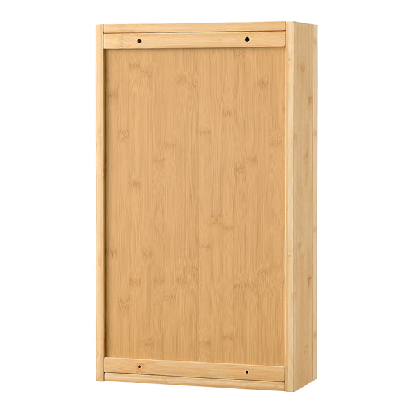 [en.casa] Spiegelkast Ikorfat bamboe 60,5x35x14 cm houtkleurig