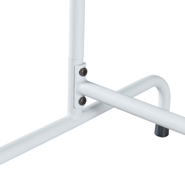 [en.casa] Kledingrek Haderup 137x100x45cm wit
