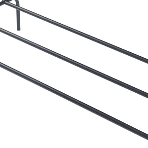 [en.casa] Kledingrek Bramming 147x116x54cm zwart