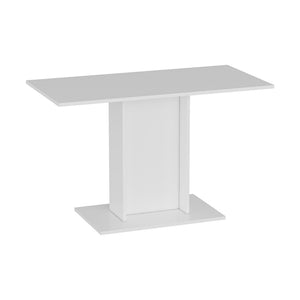 [en.casa] Eettafel Galten 75x120x60 cm wit