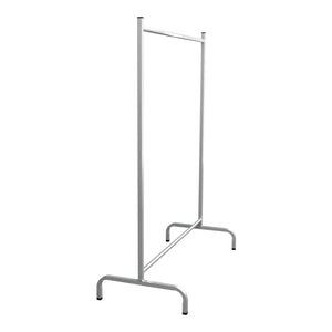 [en.casa] Kledingrek Staffanstorp 137x104x48 cm zilverkleurig