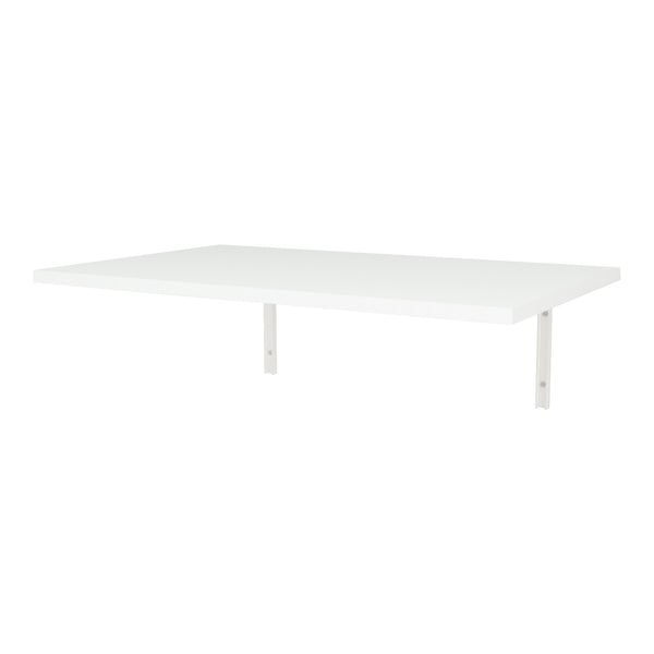 [en.casa] Klaptafel Klepp voor wandmontage 72x45x1,8 cm wit