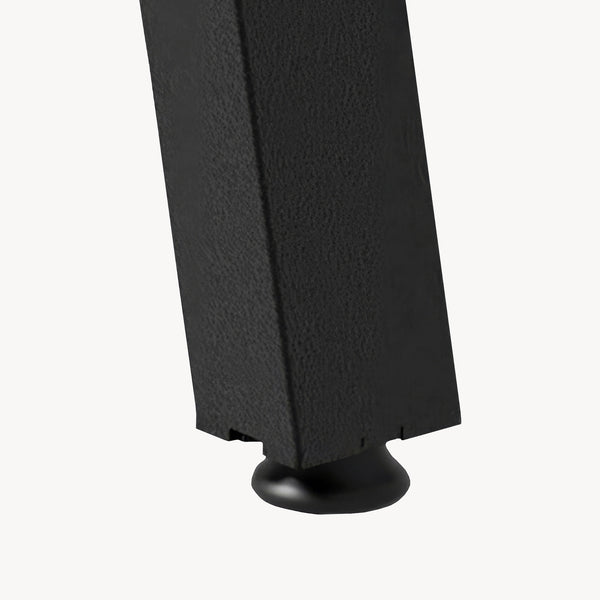 [en.casa] Stalen onderstel Mariager set van 2 tafelpoot 42x40 cm zwart mat