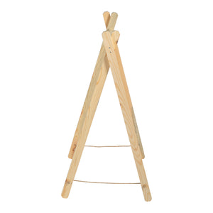 [en.casa] Kledingrek Løkken 100x50x40 cm houtkleurig