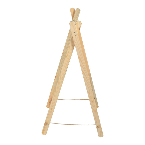 [en.casa] Kledingrek Løkken 100x50x40 cm houtkleurig
