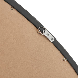 [en.casa] Spiegel Galatone hangend 64x60 cm zwart mat