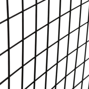 [en.casa] Wandrek Sæby industrieel metaal 75x55 cm zwart