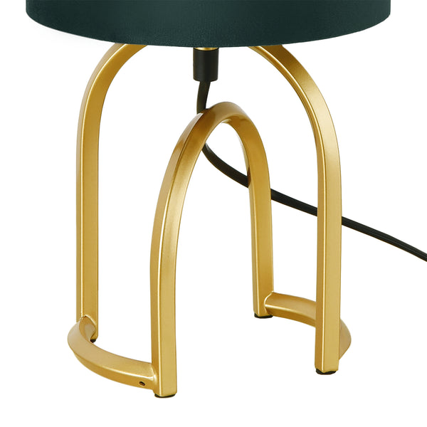 lux.pro Tafellamp Smethwick bureaulamp E14 goudkleurig en donkergroen