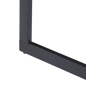 [en.casa] Brandhout rek Ulvila houtopslag 170x45x30 cm zwart