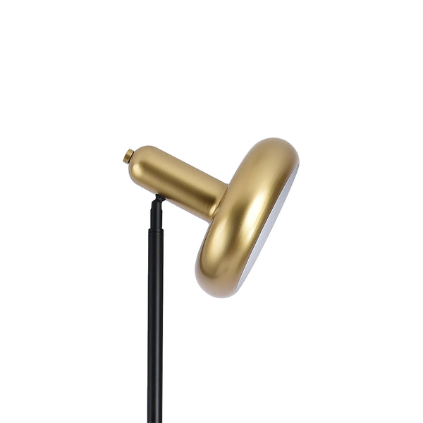 lux.pro Staande lamp Namsos vloerlamp 156 cm E27 zwart en goudkleurig