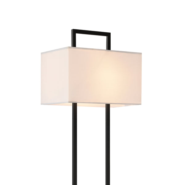 lux.pro Staande lamp Sigdal vloerlamp cm E27 zwart en wit