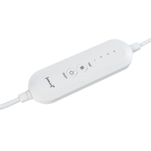 [en.casa] Elektrische voetenwarmer Bari 26x30x30 cm 100W grijs