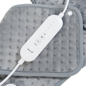 [en.casa] Elektrisch warmtekussen Borrello 65x45 cm 100W grijs