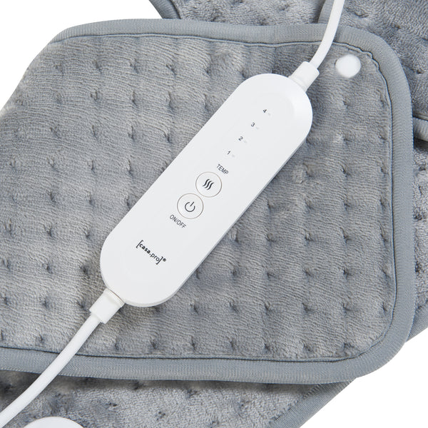 [en.casa] Elektrisch warmtekussen Borrello 65x45 cm 100W grijs