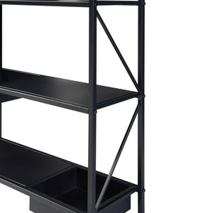 Plantenstandaard Berkelland 65,5x60x20 cm zwart [en.casa]
