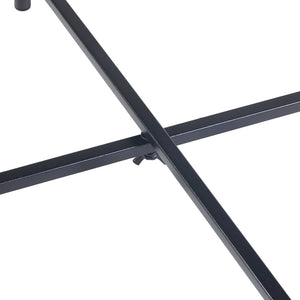 [en.casa] Bijzettafel Sälen rond Ø40x50 cm zwart