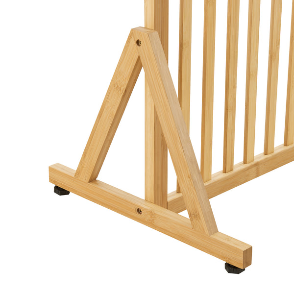 Kamerscherm Fron scheidingswand 197x75,5x40 cm bamboe [en.casa]