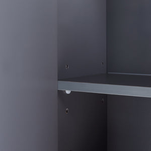 Spiegelkast Overath badkamerkast grijs 49,5x60x20 cm [en.casa]