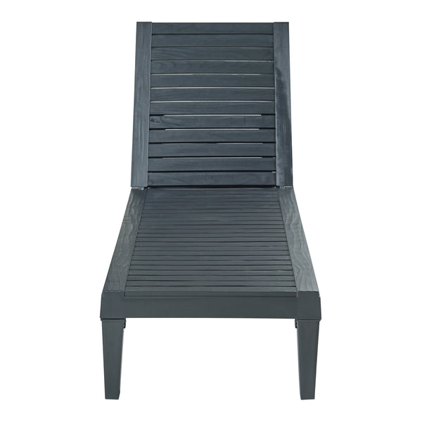 Ligbed Ateleta 172x58x73,5 cm zwart gestructureerd casa.pro