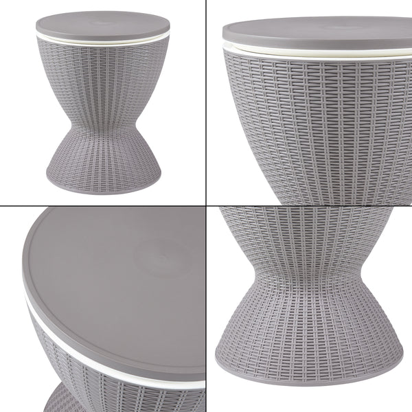 Koeltafel Atessa 58/82x48,5 cm 30 L lichtbruin casa.pro