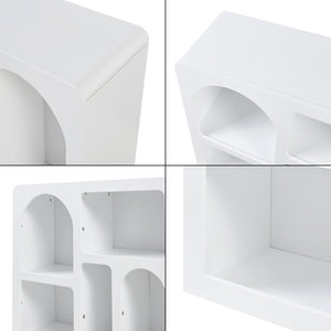Commode Vågå dressoir 110x30x70 cm wit [en.casa]
