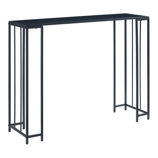 Console tafel Ørsta set van 2 zwart [en.casa]