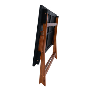 Tuinset Altamura 5-delig tuintafel met 4 tuinstoelen houtkleurig en grijs FSC®-gecertificeerd [en.casa]
