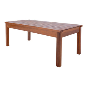 Tuinset Brittoli 4-delig houtkleurig en grijs FSC®-gecertificeerd [en.casa]