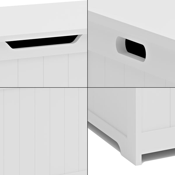Speelgoedkist Podek opbergkist 80x40x44,5 cm wit [en.casa]