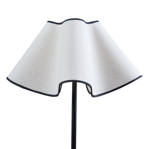Staande lamp Ashton vloerlamp 153 cm zwart en wit E27 lux.pro