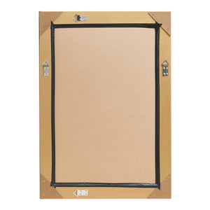 Wandspiegel Punkalaidun rechthoekig 80x60 cm goudkleurig [en.casa]