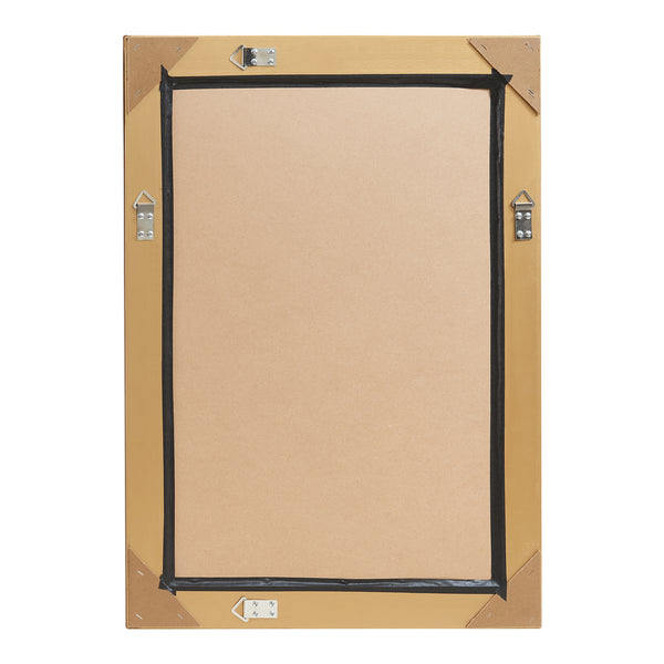 Wandspiegel Punkalaidun rechthoekig 80x60 cm goudkleurig [en.casa]