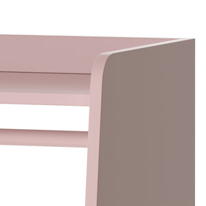 Kinderrek Vestnes 90x80x38 cm roze en wit [en.casa]