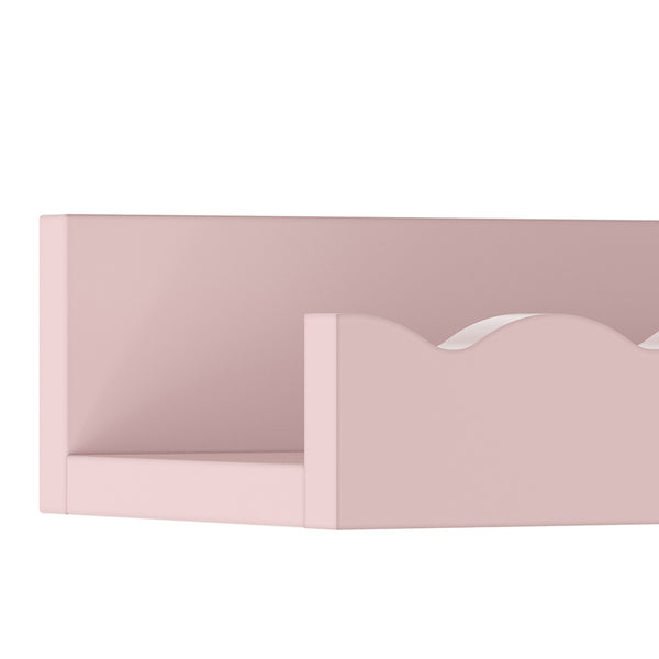 Wandplankenset Vestnes 2-delig 60x10x5 cm roze [en.casa]