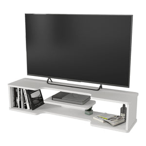 TV meubel Yrela zwevend 120x30x26 cm wit [en.casa]