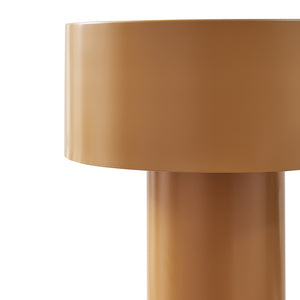 Tafellamp Kömn 37xØ30 cm E27 bruin lux.pro