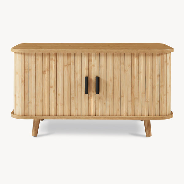 Schoenenkast Tvedestrand met zitkussen 50x80x40 cm naturel en beige [en.casa]